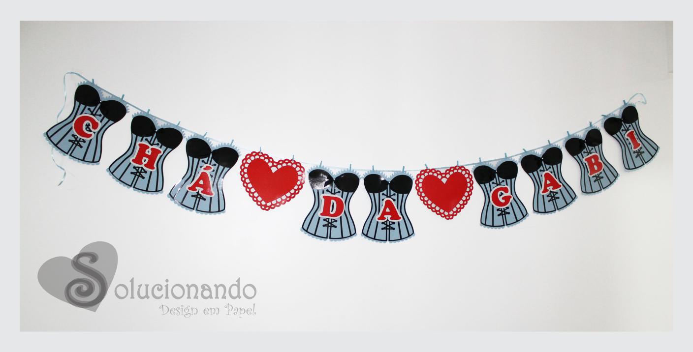 preço médio varal chá de lingerie decorativo