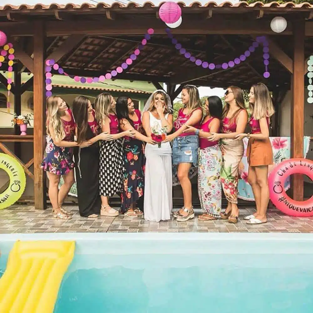 preço médio varal chá de lingerie decorativo