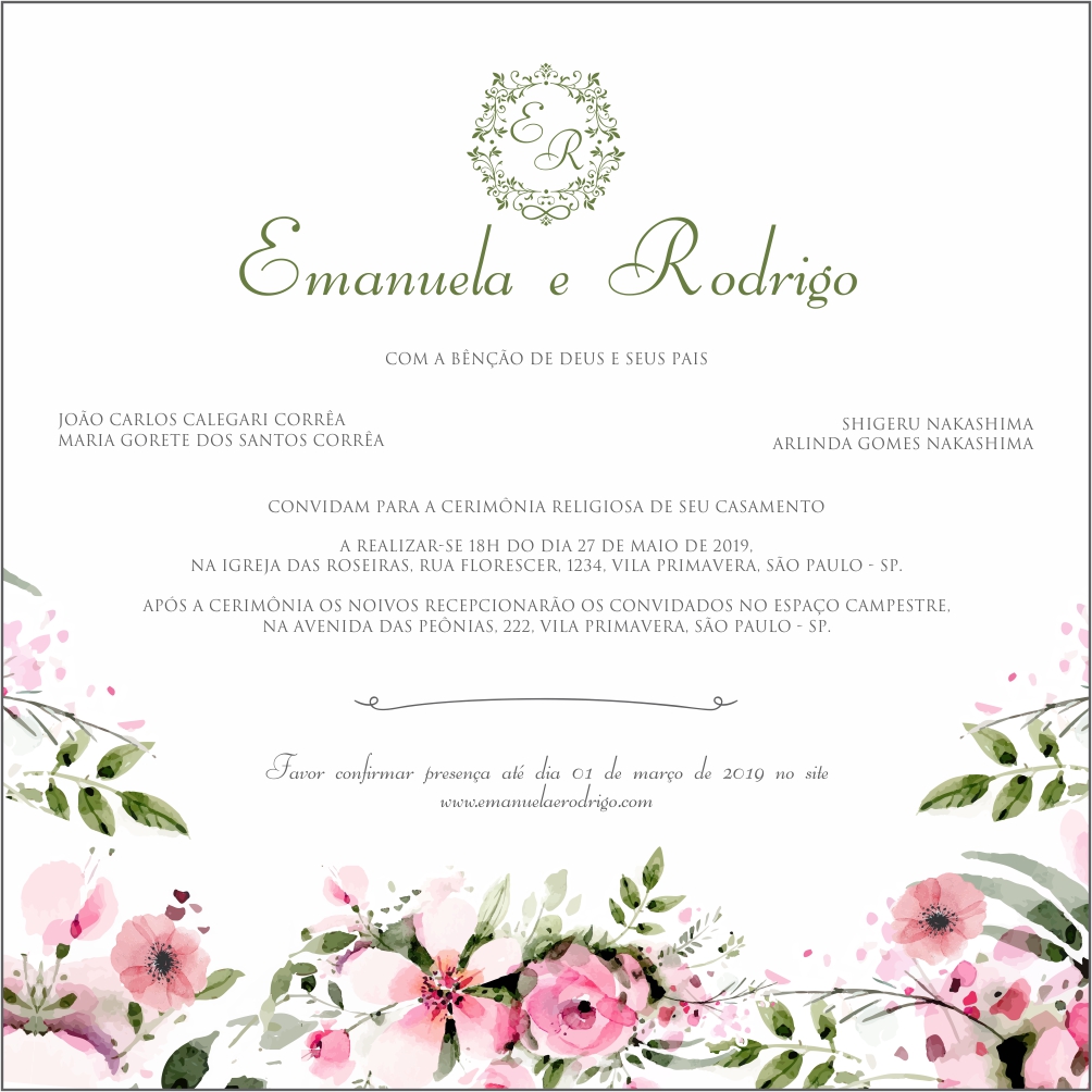 versículos bíblicos inspiradores para convite de casamento