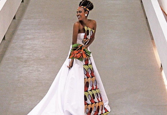 vestido de noiva africano tecidos