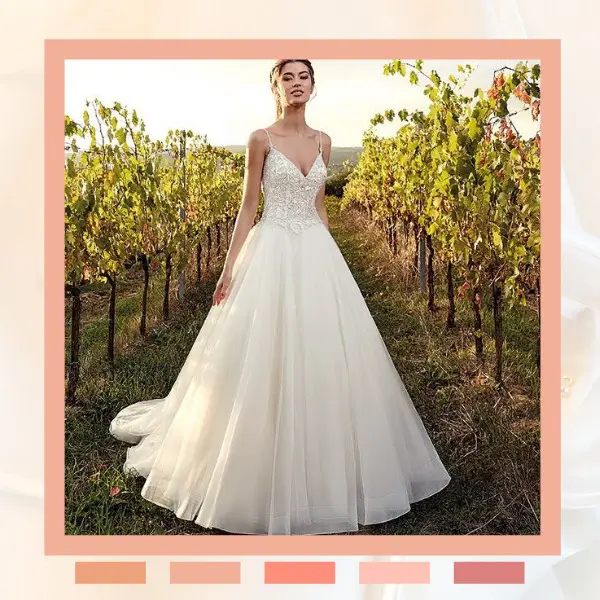 vestido de noiva alça fina com pedrarias