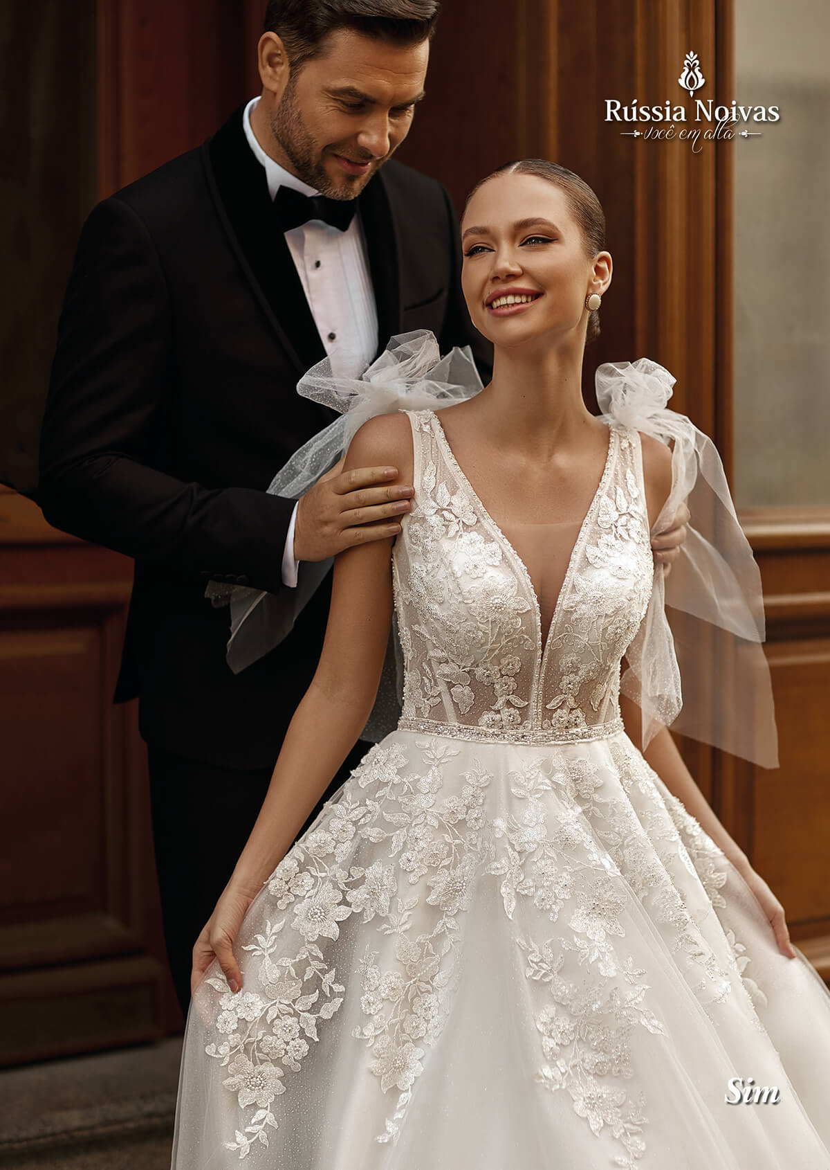 vestido de noiva alça fina com mangas removíveis