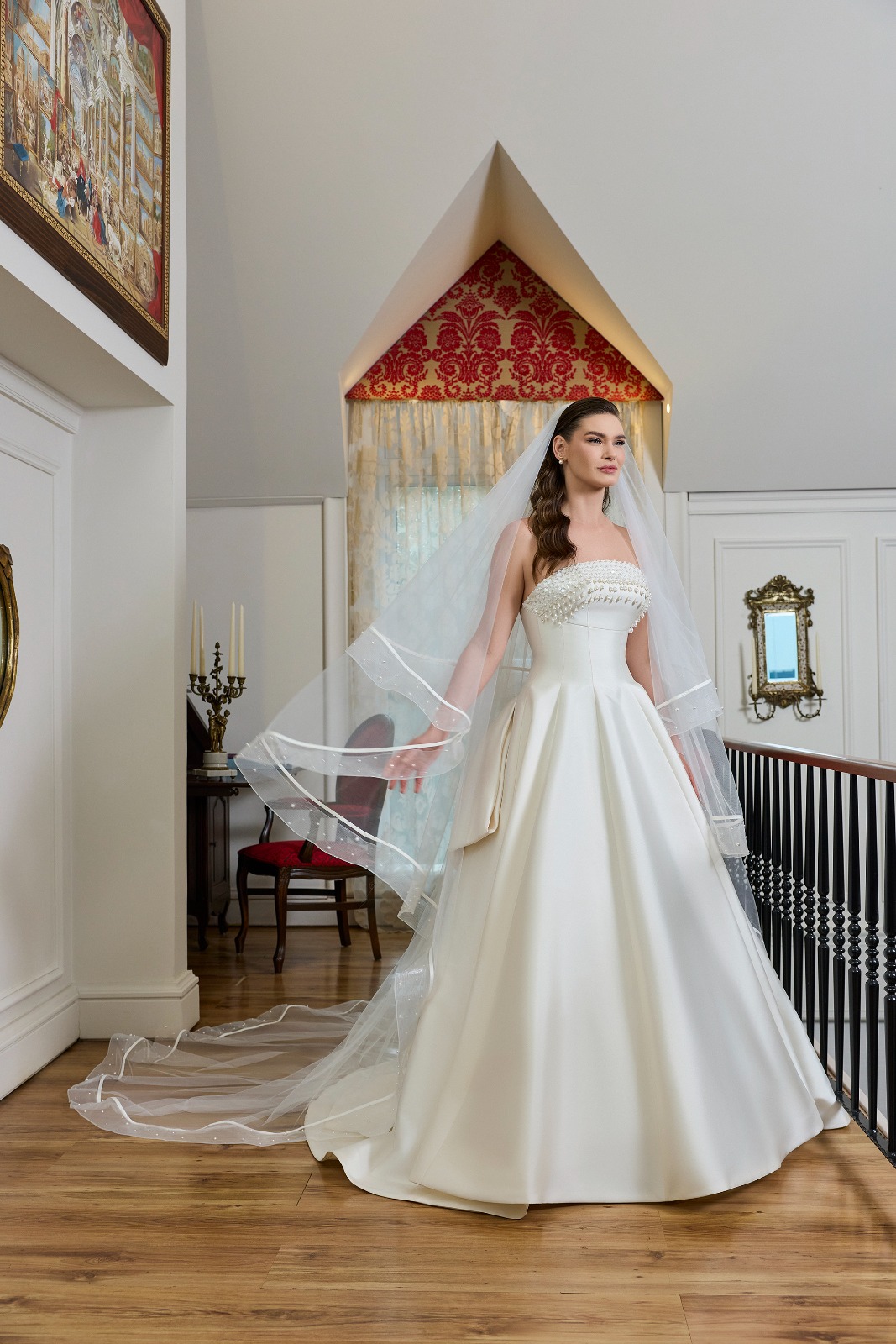Vestido de noiva minimalista moderno