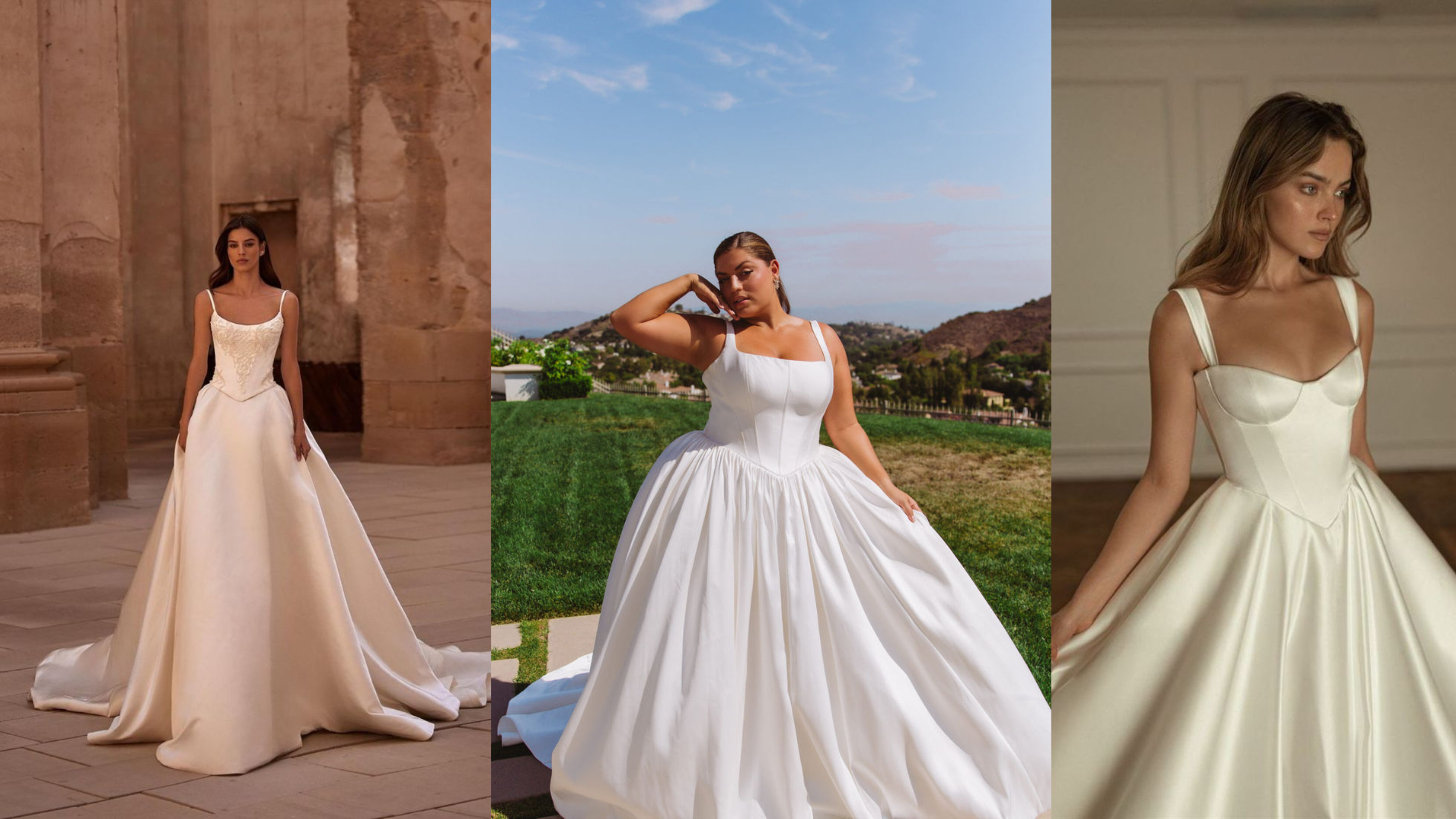 Vestido de noiva com caimento impecável