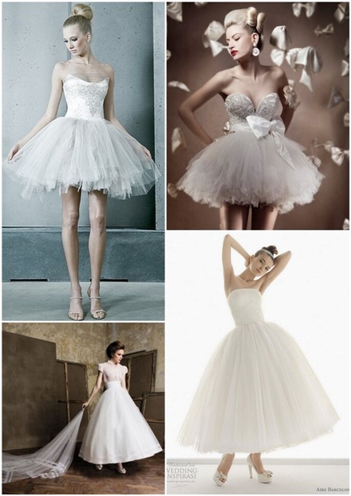 Vestido de noiva bailarina: longo vs. midi para diferentes cerimônias