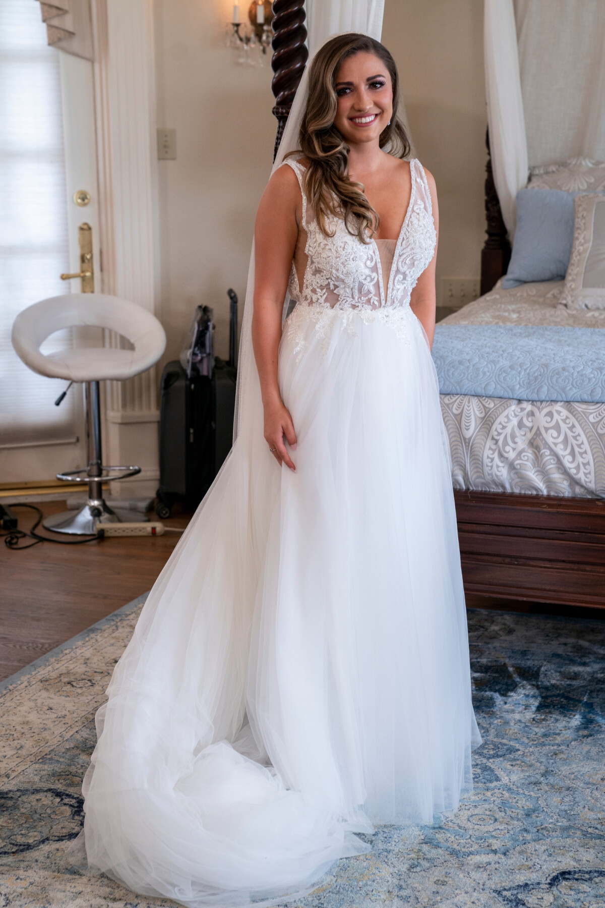 Acessórios perfeitos para complementar seu vestido de noiva estilo bailarina