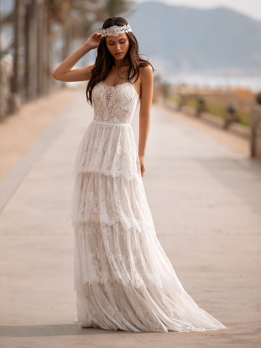 vestido de noiva boho chic praia