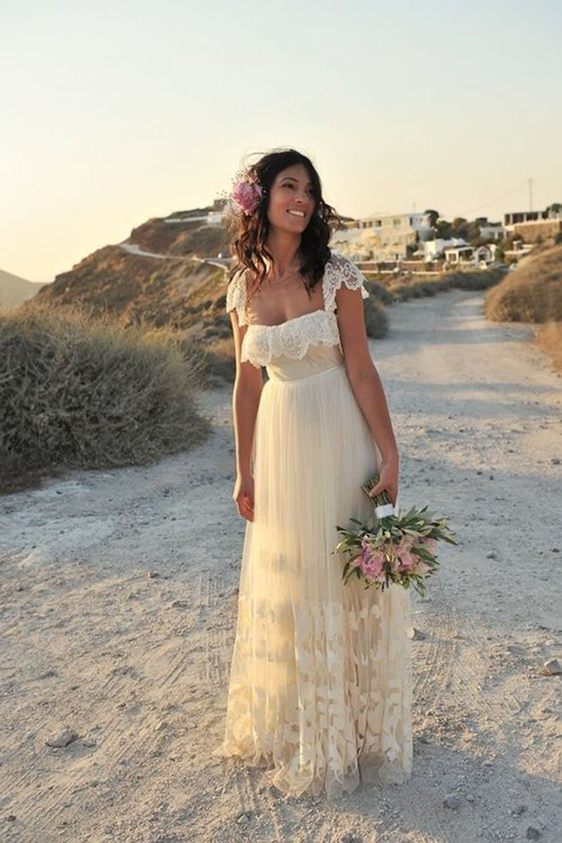 vestido de noiva boho chic praia