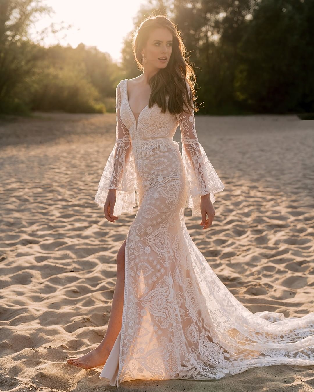 vestido de noiva boho chic praia