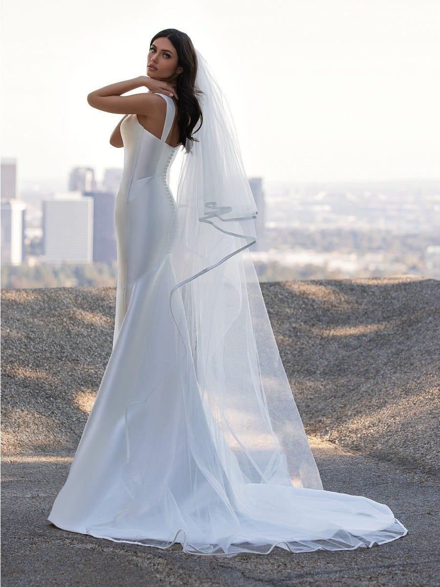 vestido de noiva branco gelo