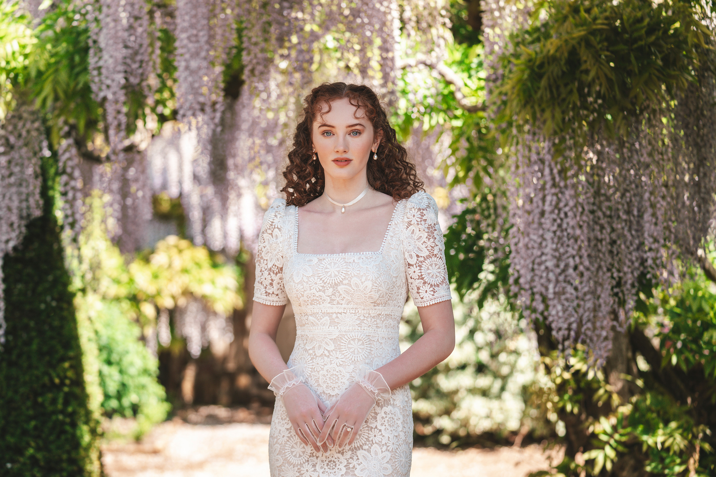 vestido de noiva corte império