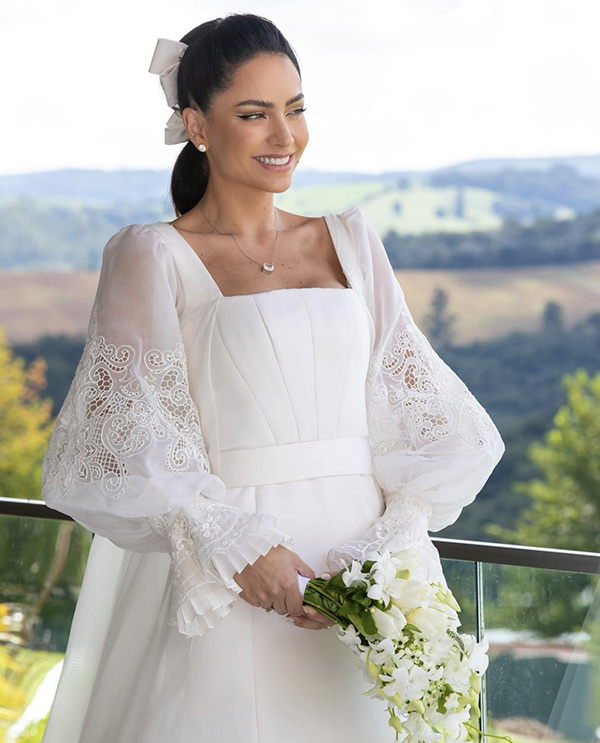 vestido de noiva inspirado na série Bridgerton