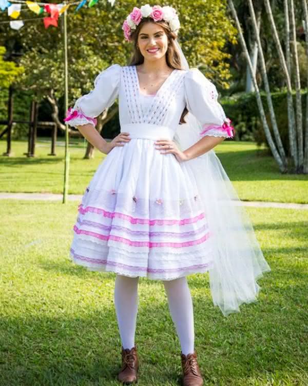 Vestido noiva caipira