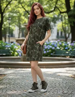 vestido de noiva camuflado com renda