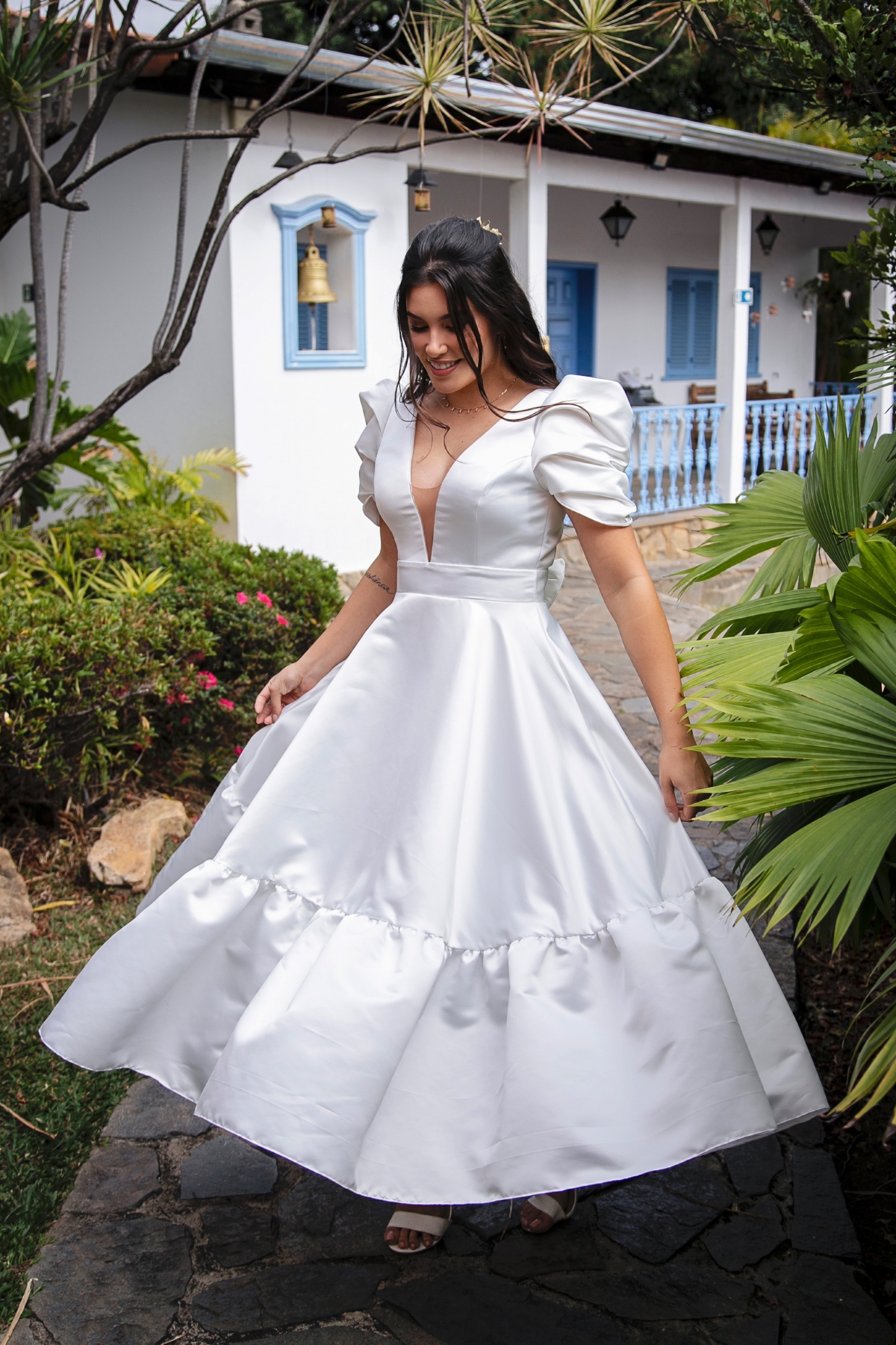 preço vestido de noiva cetim bucol