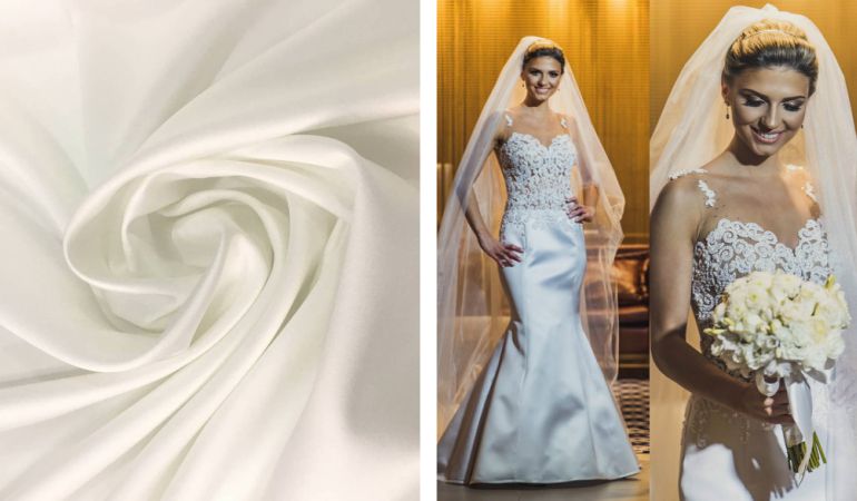 cetim bucol vs cetim charme vestido de noiva
