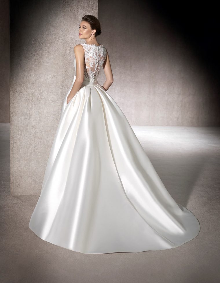 vestido de noiva cetim bucol