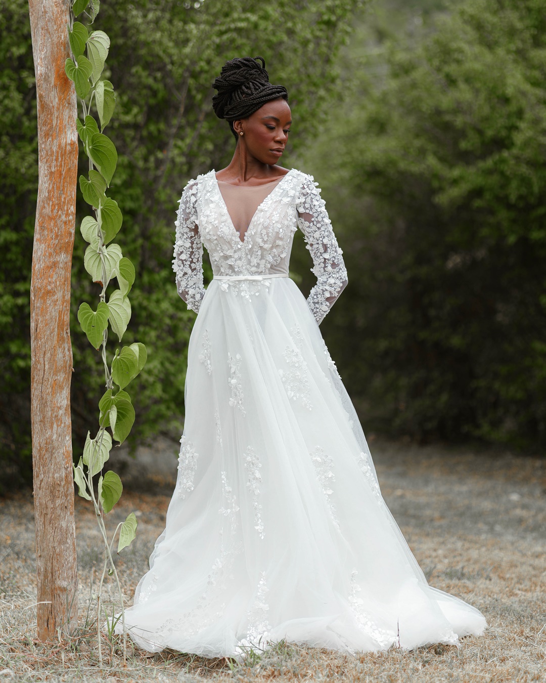 vestido de noiva com bordado boho