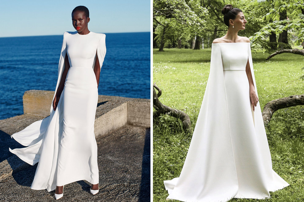 10 ideias vestido noiva capa longa para casamento