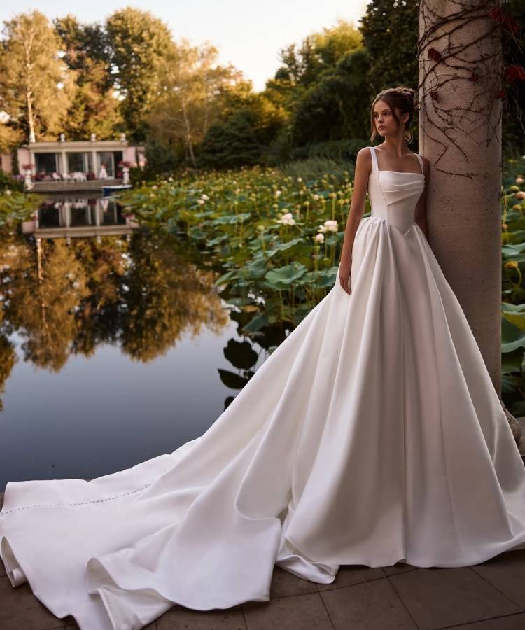 vestido noiva sereia com capa removível para igreja