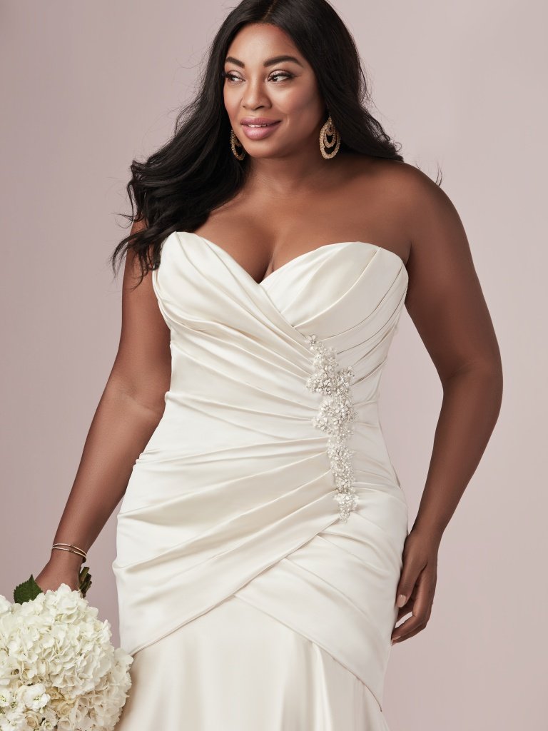 vestido de noiva com drapreado