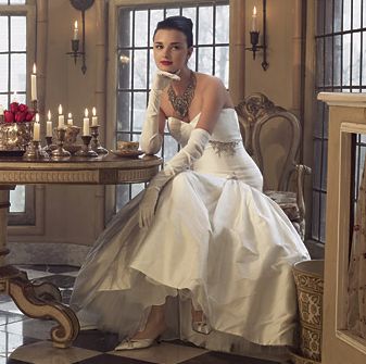 inspiração vestido de noiva com luvas