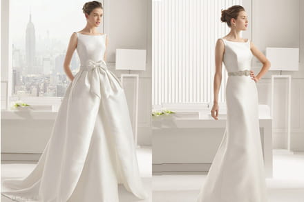 vestido de noiva com saia removível