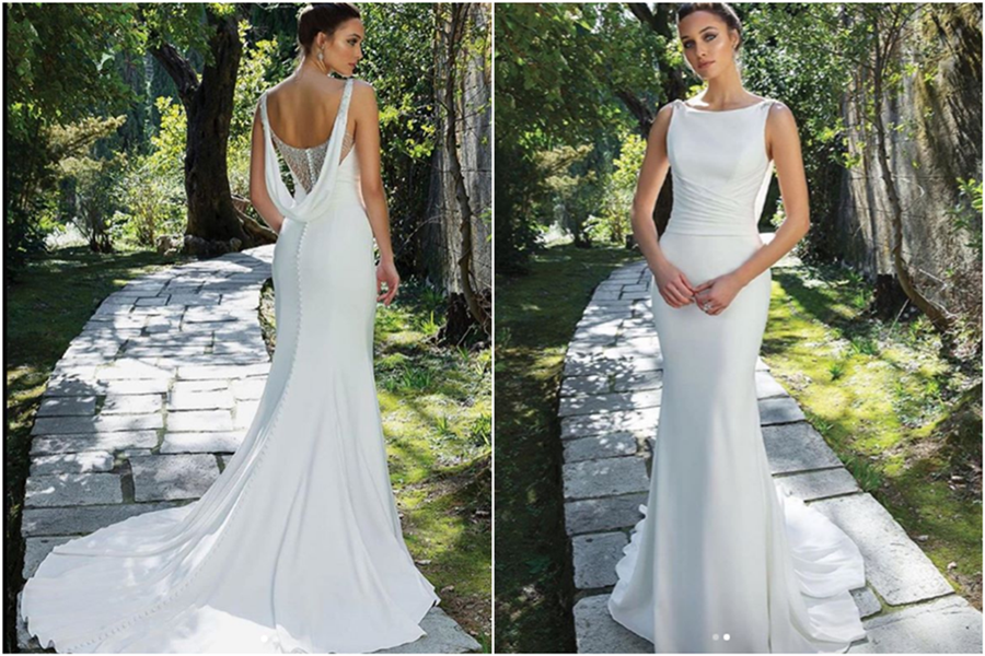 Vestidos de noiva costas nadador: do romântico ao minimalista