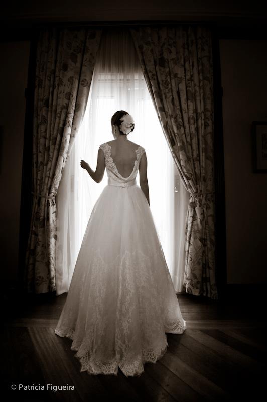 vestido de noiva costas nadador