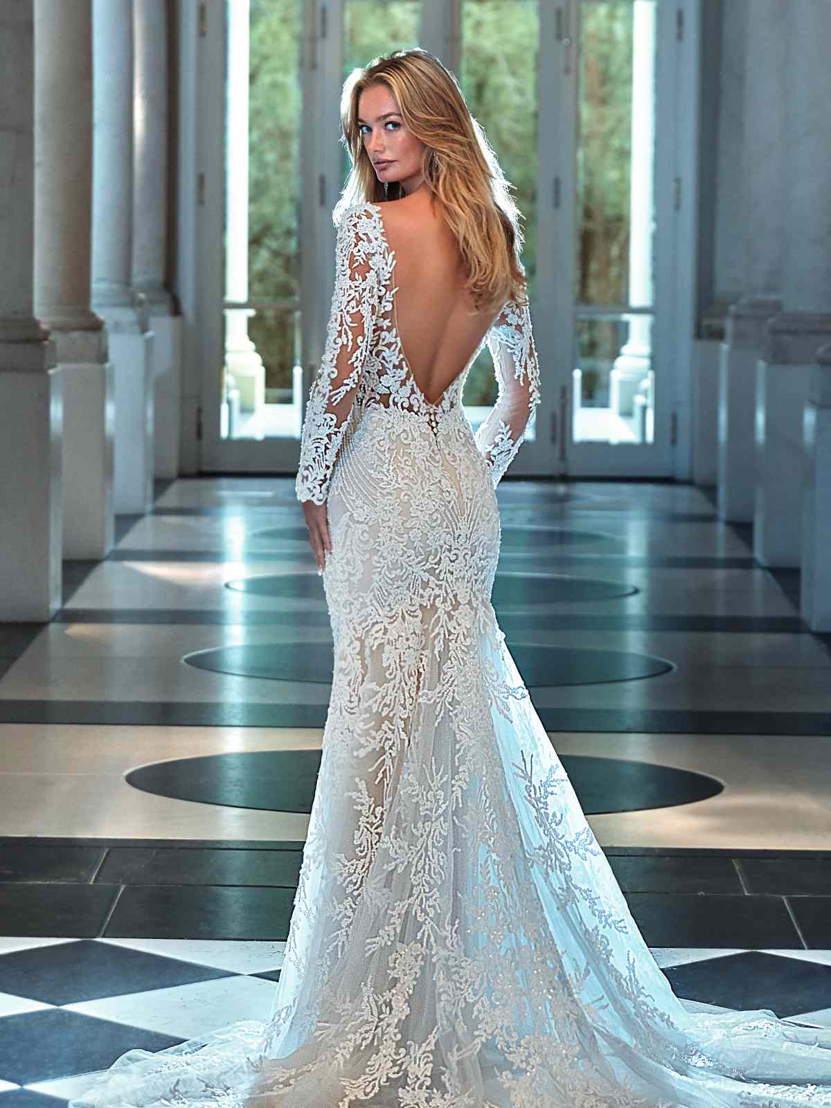 vestido de noiva costas nadador