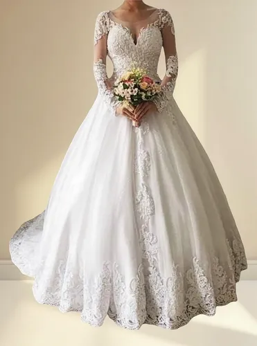 Onde comprar vestidos de noiva de renda no Brasil