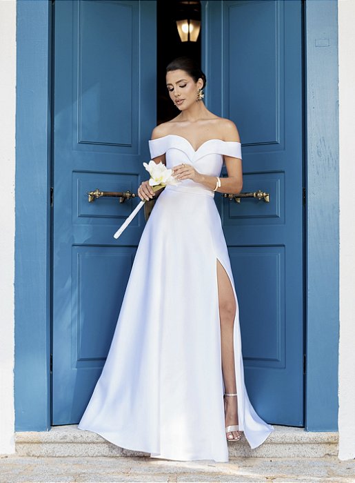 Tecidos ideais para vestidos de noiva com decote coração: Renda