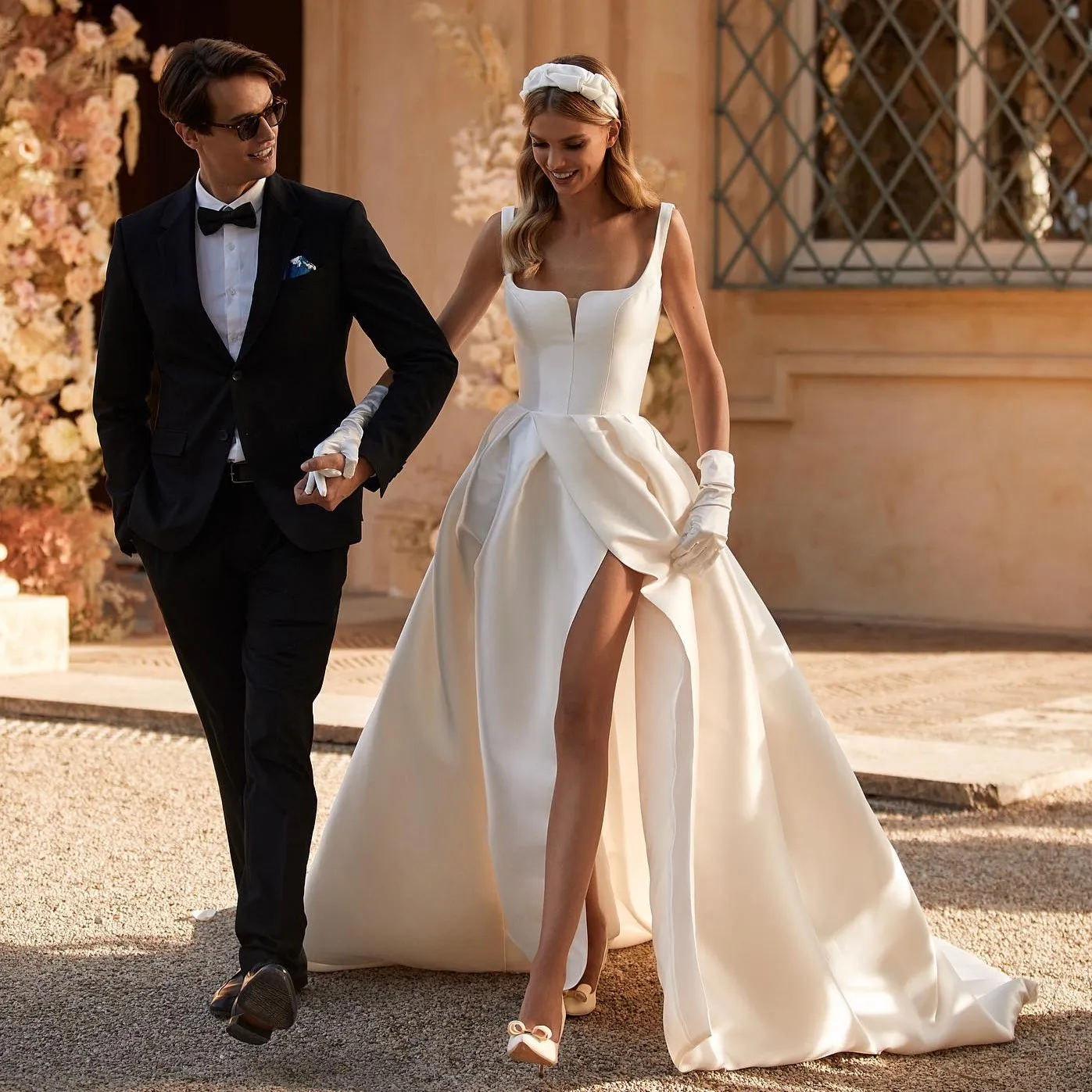 vestido de noiva decote quadrado