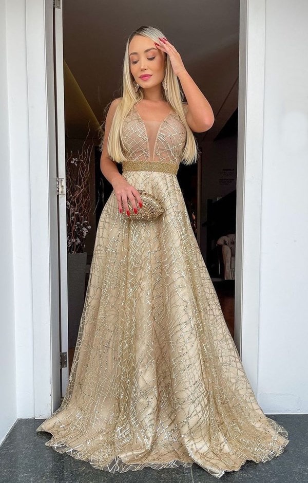 erros comuns escolher vestido noiva dourado