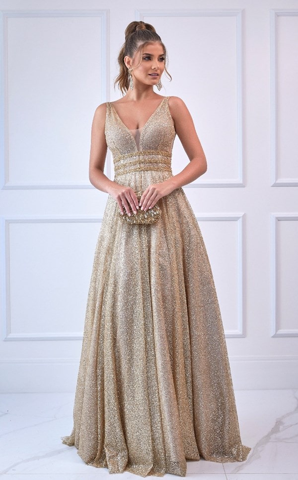 vestido noiva dourado versus champanhe qual escolher