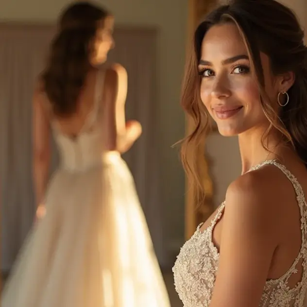 10 ideias de vestidos de noiva champanhe para casamentos diurnos