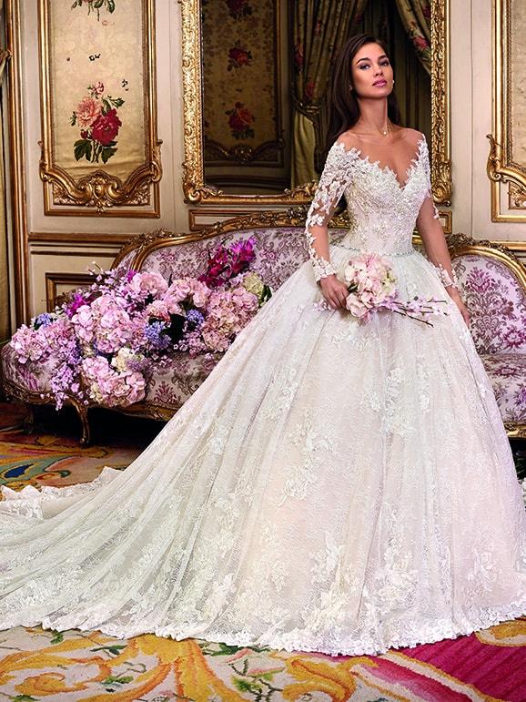 vestido de noiva manga bispo para casamento civil