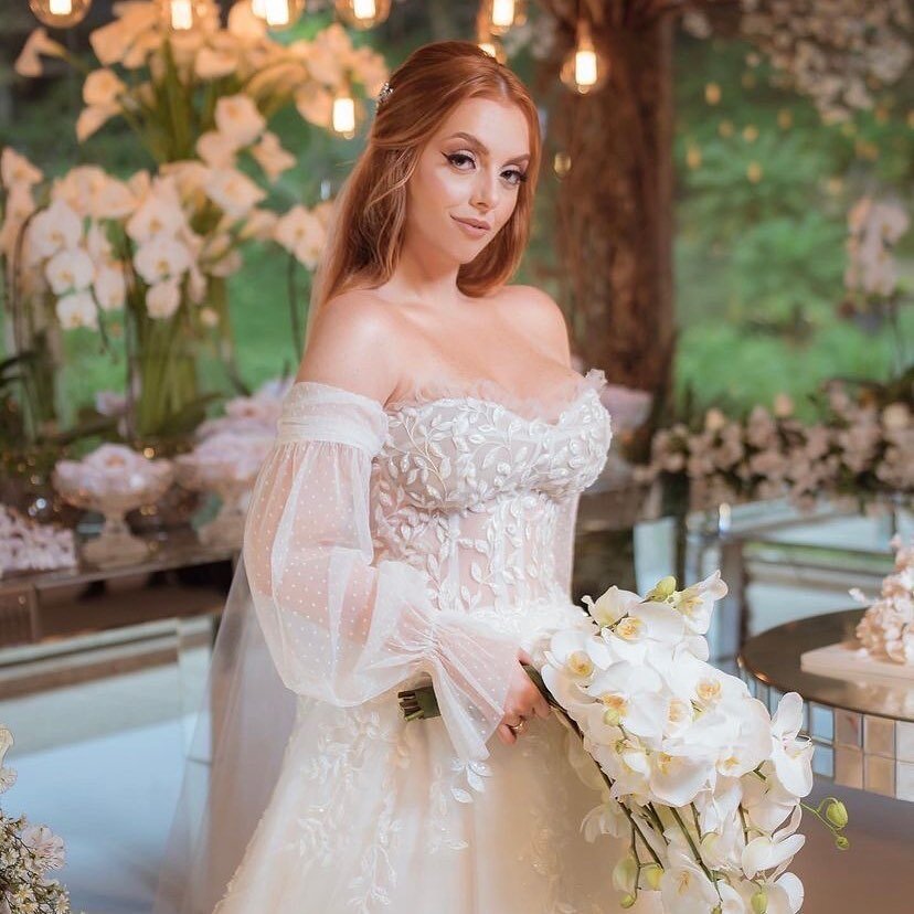 onde comprar vestido de noiva outono tecido leve