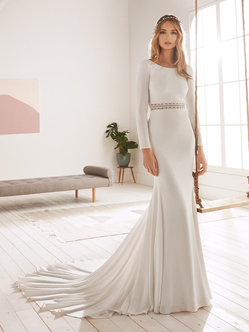 vestido de noiva outono tecido leve vs tecido encorpado