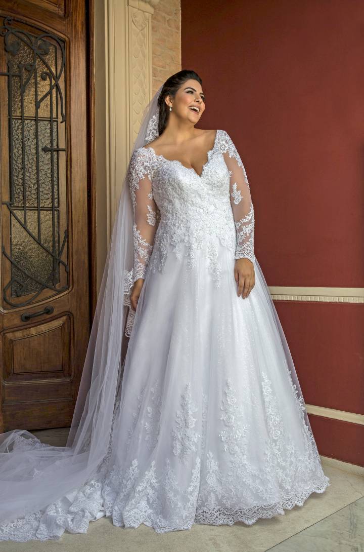 erros ao escolher vestido de noiva para gordinhas