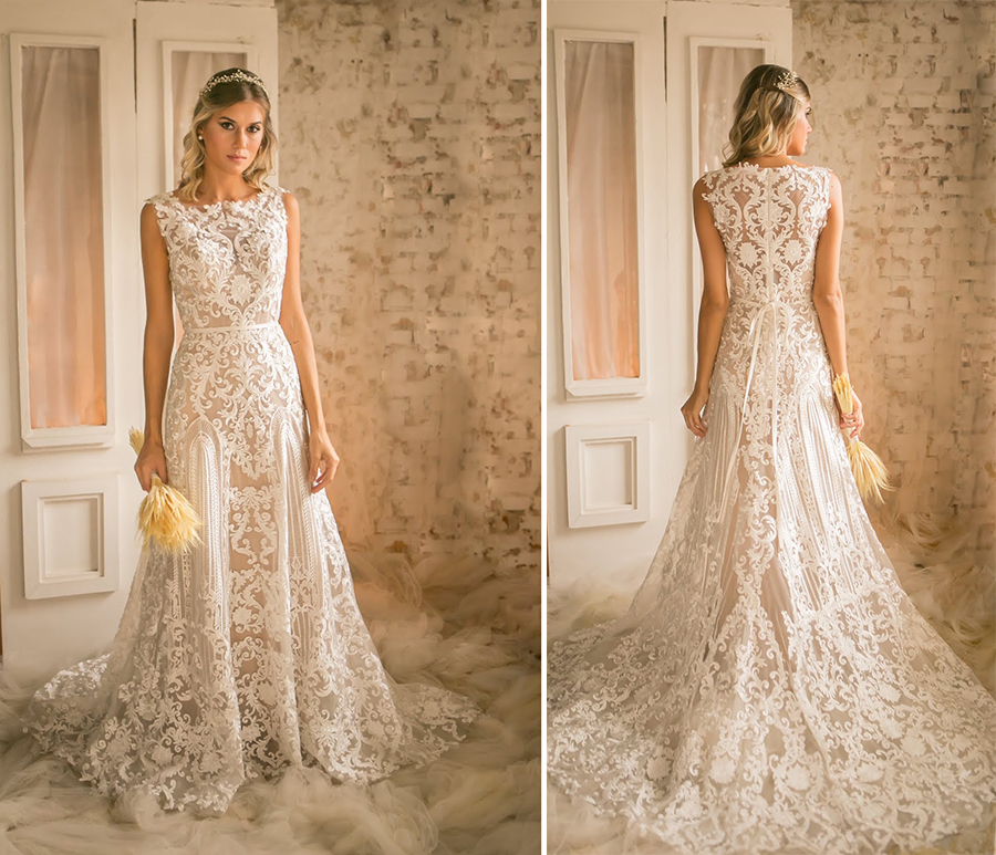 vestido de noiva para corpo tipo pera