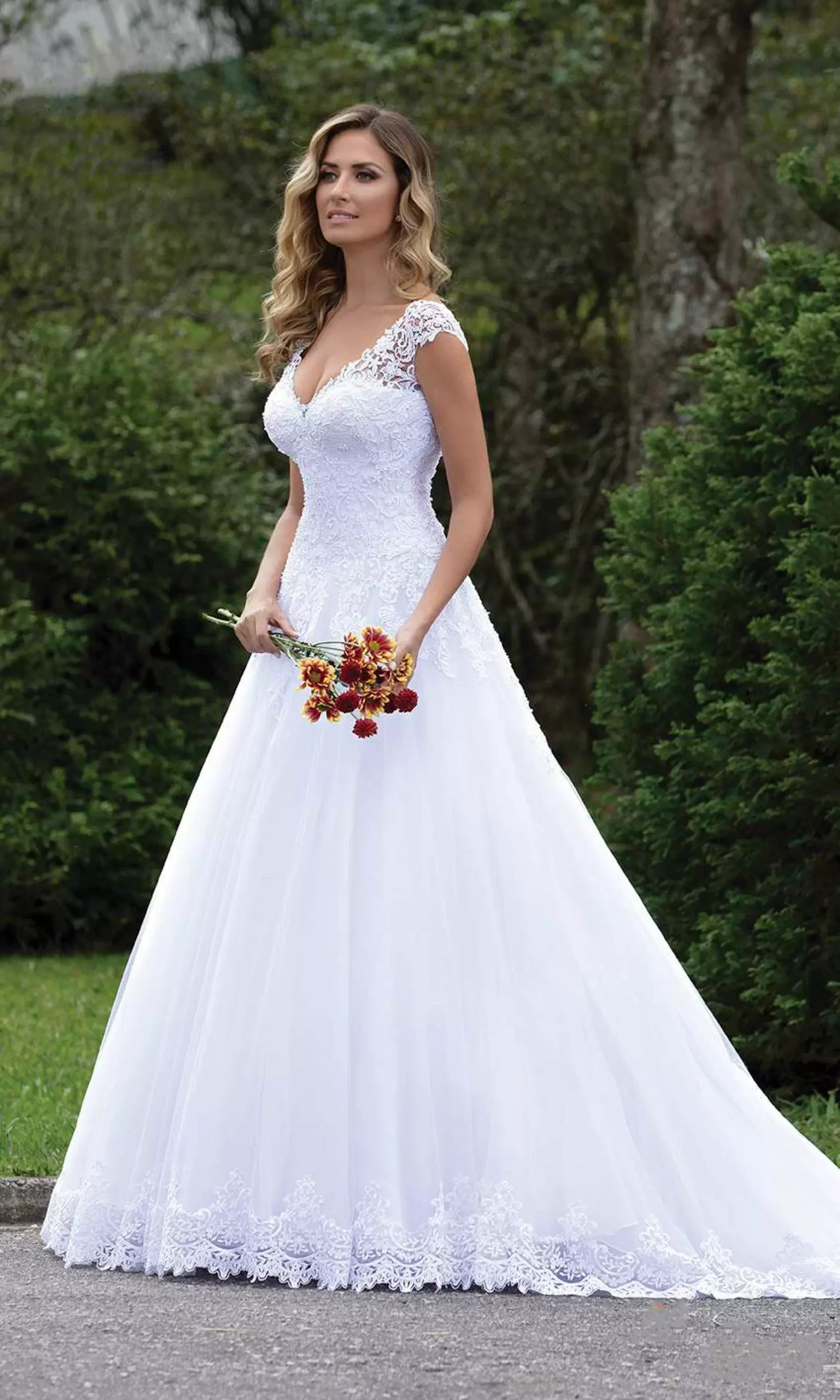 vestido de noiva sereia para quadril largo (com ressalvas)