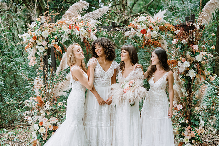 erros ao escolher vestido de noiva com saia de chiffon
