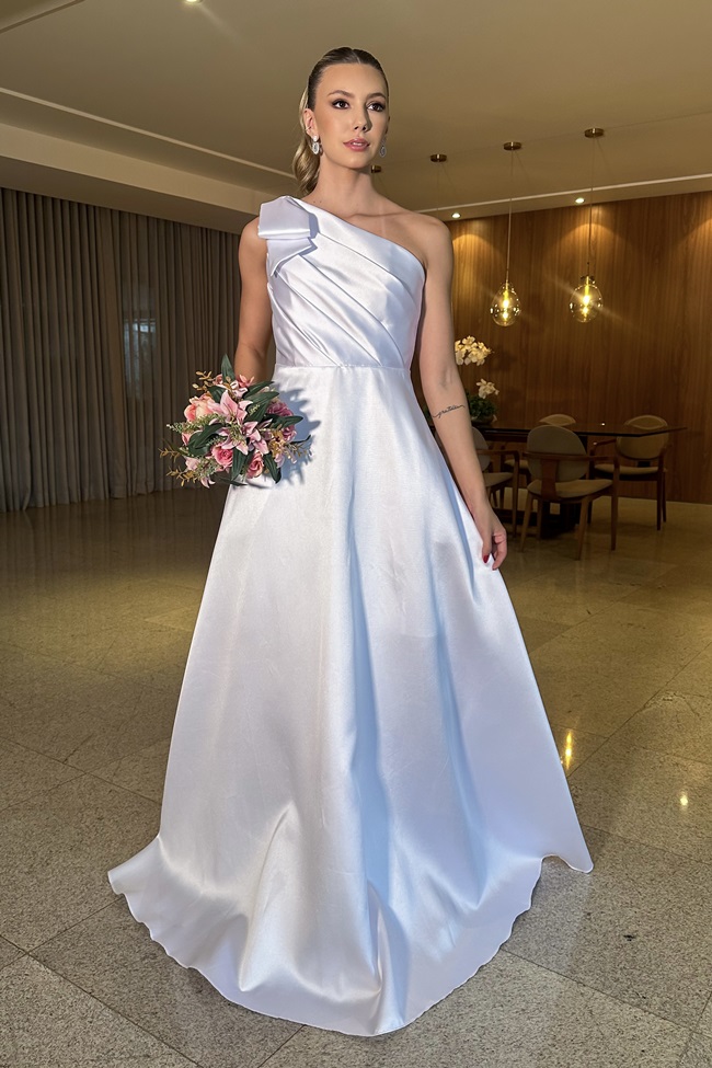 preço vestido de noiva saia de chiffon
