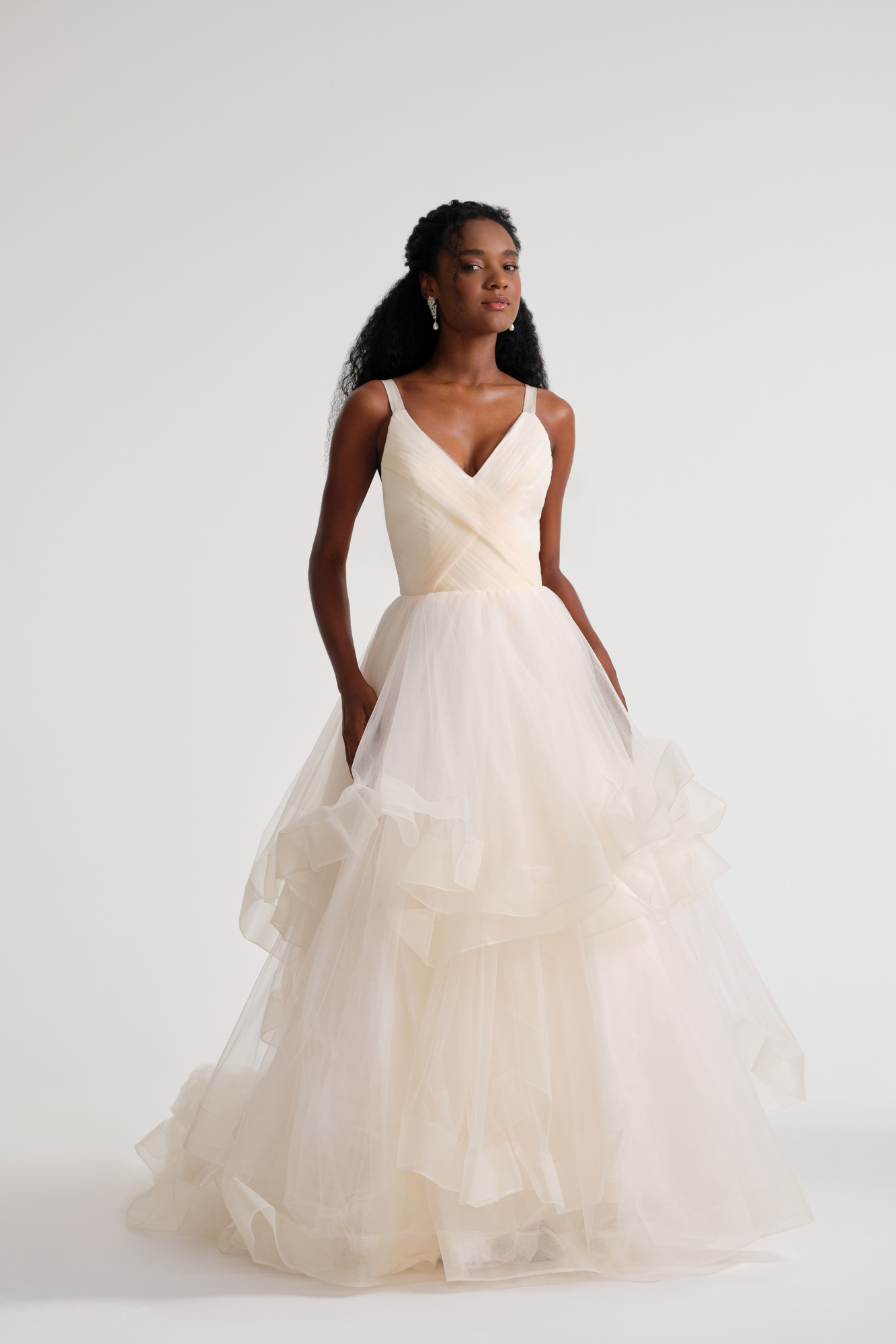 erros ao escolher vestido de noiva com organza