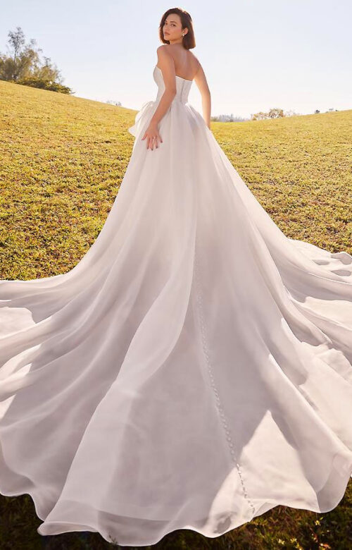 erros ao escolher vestido de noiva com organza