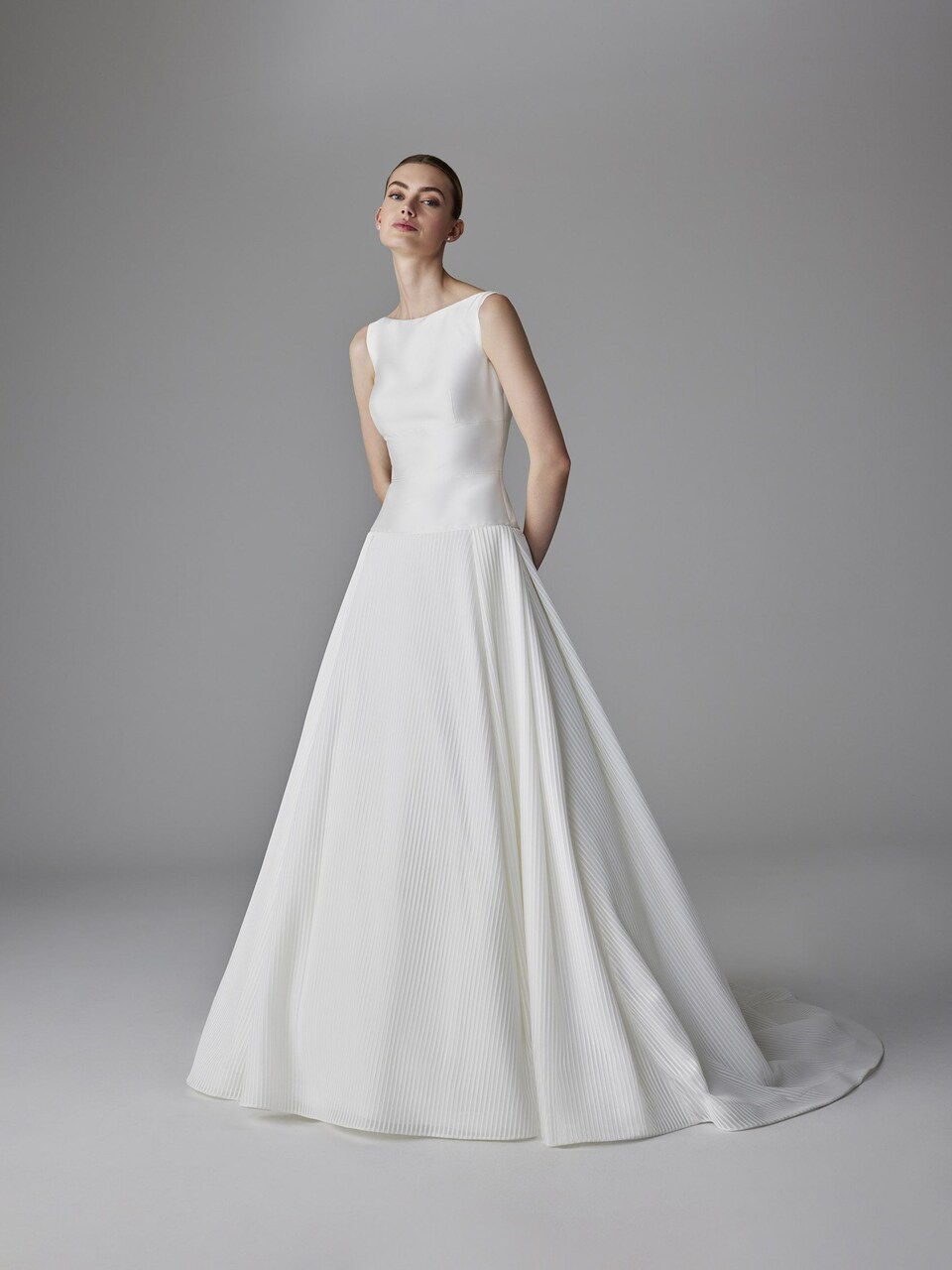 vestido de noiva organza vs tule