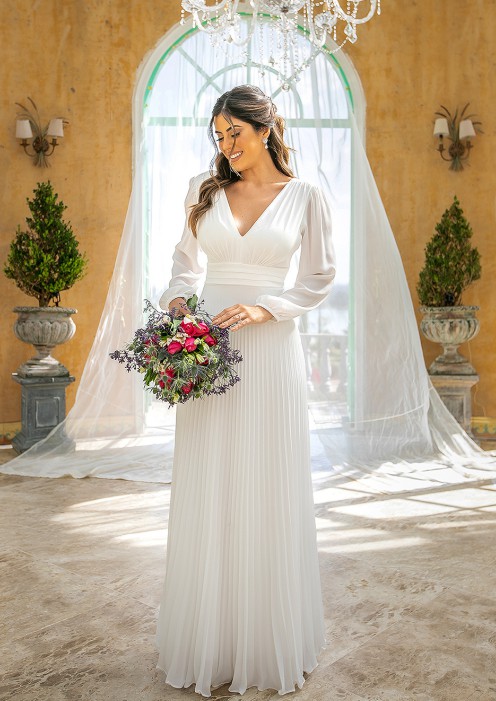 Saias godê removíveis: a tendência 2 em 1 para noivas modernas