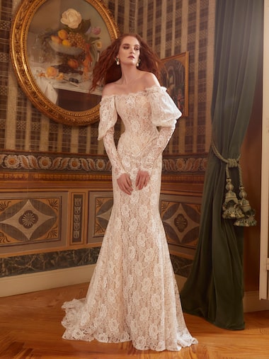 vestido de noiva saia plissada sereia