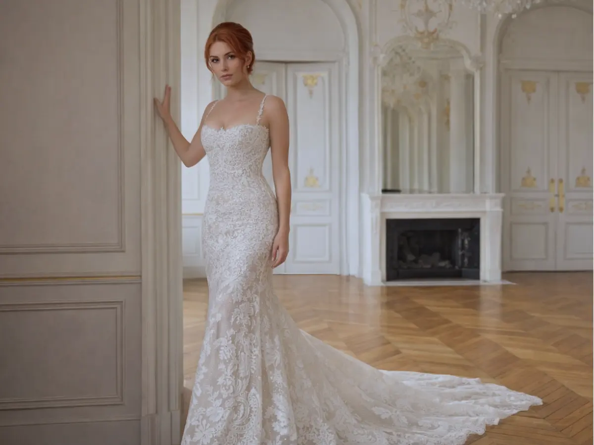 vestido de noiva sereia renda
